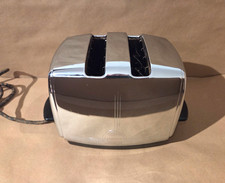 Vintage 1955 Sunbeam T-20B Radiant Control Chrome Toaster Tested Works Auto picture