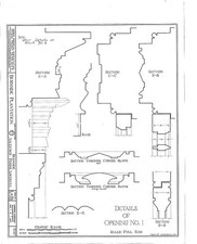 Burnside Plantation Burnside LA 1900s architectural detail drawings HABS picture