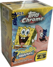 SPONGEBOB CHROME 25TH ANNIVERSARY 7-PACK BLASTER BOX (TOPPS 2025) picture