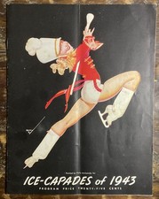 1943 Ice-Capades of 1943 Program-Dynamic Cover by Pin-Up Artist George Petty picture