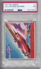 1941 Goudey R137 Sky Birds 20 of 24 Graded Cards Avg 7.0 PSA SGC picture
