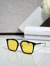Jimmy Choo KEOHHS Black Frame Yellow Lens Sunglasses 54□19-150 picture