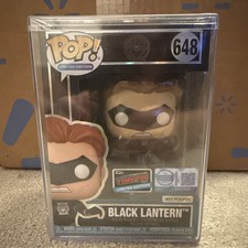 NYCC26 FUNKO MYTHIC POP BLACK LANTERN Official Co  Sticker LE400 In hand picture