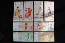 8Pcs China, Four Great Classical Novels, Great Beauty Commemorative Banknote,UNC picture