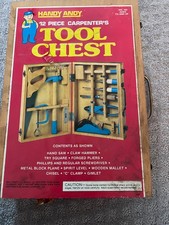 Vintage Handy Andy Carpenters Tool Chest. No.600. Made In Poland. picture