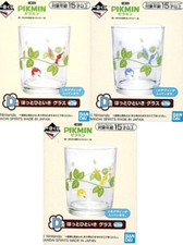 Pikmin Ichiban Kuji Hot Hitiki Glass 3types set 2022 nintendo switch Bandai picture