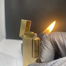 Vintage Working Dunhill Slim Pipe Lighter Japan Serviced Inscribed picture
