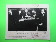 AUTOGRAPH SIGNED  QUEENSRYCHE FULLY SIGNED  PROMO PHOTO picture