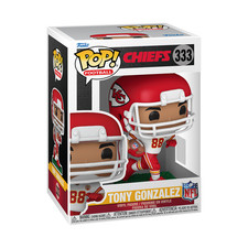 Funko POP NFL Legends Tony Gonzalez Kansas City Chiefs Figure #333 w/ Protector picture