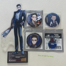 5Pcs Limbus Company Meursault Acrylic Stand Figure Model & Badge Set picture