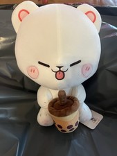 Milk Mocha Bear Plush Boba Milk Big Soft 12