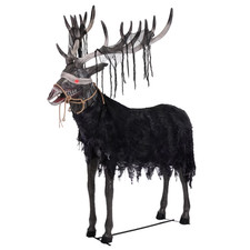 7 FT ANIMATED UNDEAD STAG ANIMATRONIC HALLOWEEN PROP picture