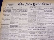 1932 JUNE 10 NEW YORK TIMES - ROOSEVELT STUDIES WALKER EVIDENCE - NT 4013 picture