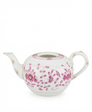 Meissen Rich Pink Floral Porcelain Teapot Body Only No Lid First Quality picture