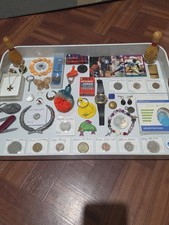 Vintage Collectible Junk Drawer With Silver Mercury Dime, Sports Cards And More picture