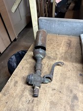 Antique Old Train Locomotive Railroad RR Steam Whistle Lever Valve Brass USA picture