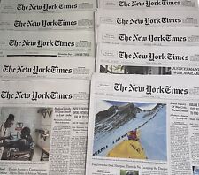 The New York Times Newspaper LOT/10 June 13 14 15 16 17 18 19 20 21 22 - 2024 picture