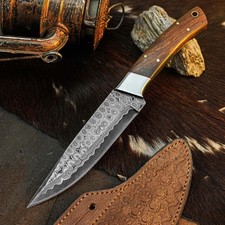 Custom Handmade Damascus Hunting Knife picture