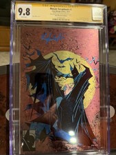 Signed Kyle Willis Mosiac Scrapbook #1 Bats NYCC Metal Edition CGC 9.8 35/50 picture