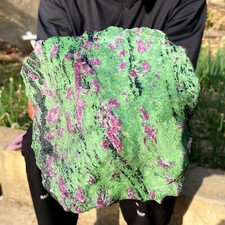 19.79LB Natural green Ruby zoisite (anylite) crystal Chakra Healing Energy picture