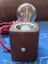 Grovemade Walnut Desk Lamp Lights Wooden Light picture