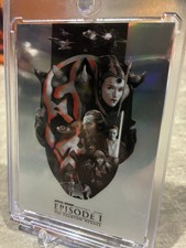 2026 Topps Chrome Star Wars Eras E-1 The First SSP Darth Maul Phantom Menace picture
