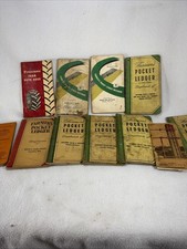 Vintage 1950’s Lot Of 11 Farmer Ledger Book Calendar Pocket Notebooks John Deere picture