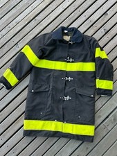 Vtg Goodall Rubber FDNY Firefighter Turnout Bunker Coat Sz 38 Lobster Clasp NYFD picture