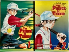 The Prince of Tennis Vol. 1 & 2 Takeshi Konomi English Manga Graphic Novel Set picture