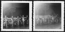 Late 1950's Lot of Two Can-Can Dance Performance Glossy B&W Photographs *VG* picture