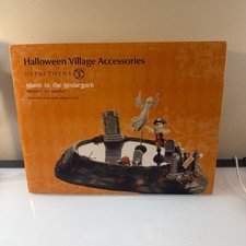 Department 56 Ghost in the Graveyard Animated Halloween Village 4020260-Tested  picture