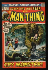 Fear #10 FN 6.0 1st Appearance Man-Thing in Title and Origin Retold Marvel 1972 picture
