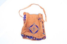 VTG APACHE BUCKSKIN LEATHER BEADED BAG/POUCH Native American Indian Art 9