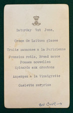 Princess Margaret Blenheim Palace Menu Churchill Antique Drawing Hangman Game picture