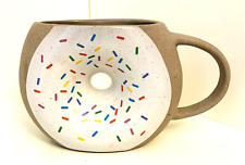 Urban Outfitter UO 3D Donut Mug Sprinkles Inner Glazed 8 oz Coffee Cup Thailand picture