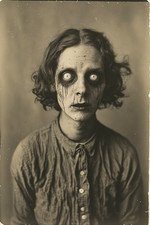 Creepy  Man Horror Vintage Portrait 4x6 Photo picture