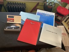 Vintage Lot (5) CORVETTE Car Brochures And VHS Video 1990,92,98,99,2018 picture