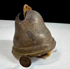 Antique HTF Wheel Brand Brass Flat Wick Chimneyless Oil Lamp Burner No. 2 picture