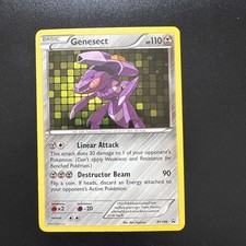 Pokemon Card Genesect XY196 Black Star Promo Holo Near Mint picture