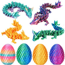 4PCS 3D Printed Dragon Eggs with Dragon inside Mini Dragon Egg Set picture