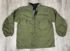 Vintage Men's Gibraltar Army Military Chemical Protective Jacket Olive Green Siz picture