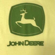 NWT JOHN DEERE Women's Logo Tshirt Yellow Size M Soft Cotton picture