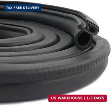 20Ft Car Door Weather Stripping Door Seal Strip,U-Shaped Rubber Edge Trim with S picture