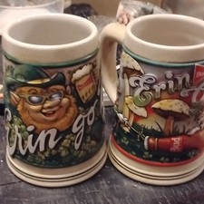 Budweiser 1993 St. Patrick's Day Stein Erin Go Bud Breweriana Beer Mug picture