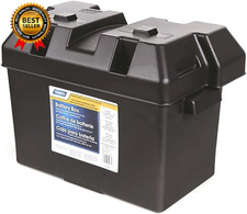 Large Battery Box with Straps and Hardware  Group 27 30 31 Safely Stores... picture