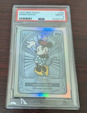Minnie Mouse 2025 Topps Mint Disney Minted /99 PSA 8  picture
