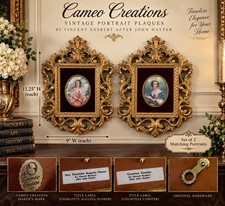 Cameo Creations Vintage Portrait Plaques By Vincent Nesbert After John Hayter picture