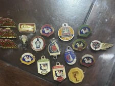 Vintage Australian Enamel Club Badge Lot 1970s Ballina TAA Drummoyne Mr Fourex picture