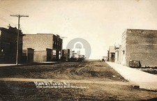 c1910 Main Street In Portal ND North Dakota RPPC Photo Postcard COPY picture