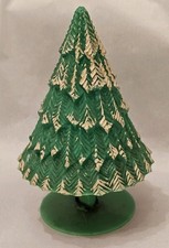 Vintage Hard Plastic Rosbro Christmas Tree 4.75
